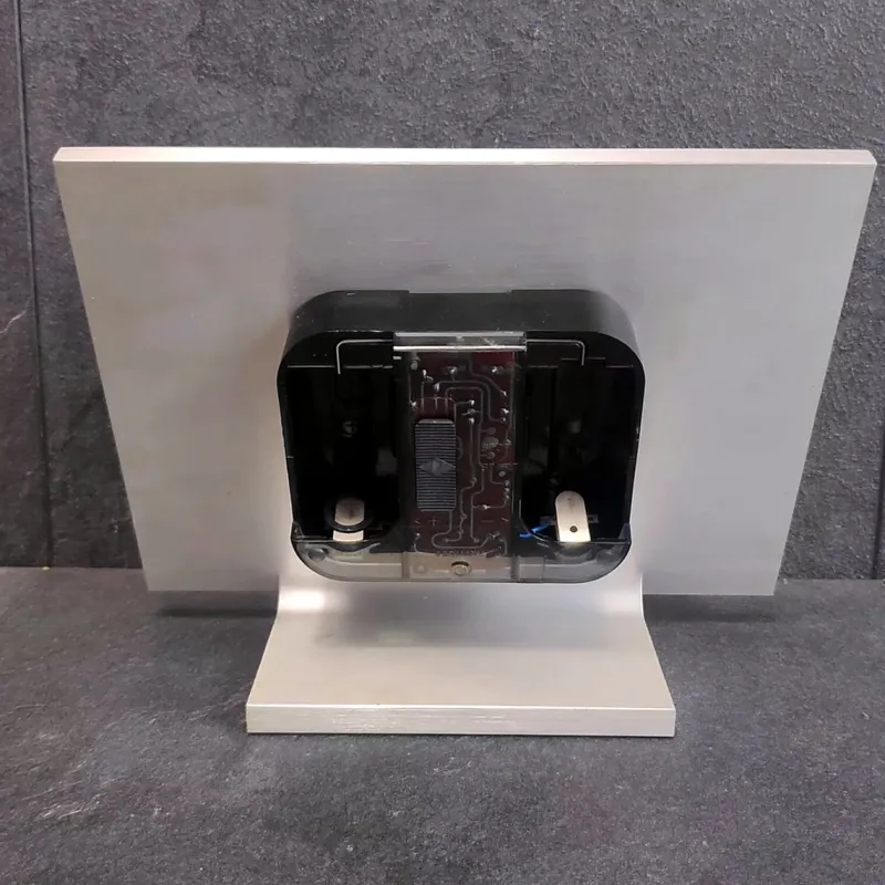 Hot Pamono Table Clock in Stainless Steel by Kienzle