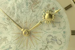 Pamono Table Clock with Hour Strike from Junghans, Germany, 1950s><noscript><img width=