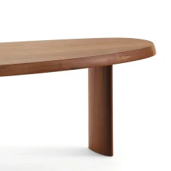New Pamono Table in Free Form in Wood by Charlotte Perriand for Cassina