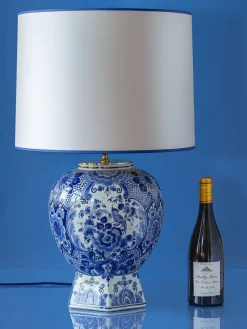 Clearance Pamono Table Lamp by Amitabha Studio from Vintage Delft Blue Velsen