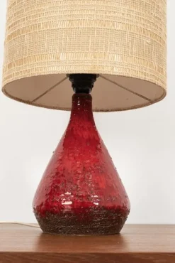 New Pamono Table Lamp in Ceramic