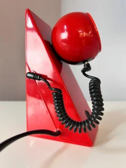 Clearance Pamono Table Lamp in Red with Magnetic Ball Head from Leuchten