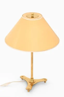 Pamono Table Lamps in Brass attributed to Josef Frank, 1950s, Set of 2><noscript><img width=