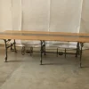 Pamono Table on Necchi Sewing Machine Base, 1920s> Worktables & Workbenches