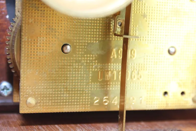 Hot Pamono Table Pendulum Clock by Erwin Sattler, Munich, 1950s