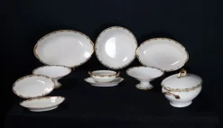 Pamono Table Service in Limoges Porcelain by Betoule et Legrand, 1890s, Set of 57><noscript><img width=