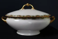 Pamono Table Service in Limoges Porcelain by Betoule et Legrand, 1890s, Set of 57><noscript><img width=