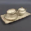 Online Pamono Table Set in White and Gold Porcelain from Seltmann Weiden Bavaria Theresia, 1960s, Set of 6