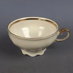 Online Pamono Table Set in White and Gold Porcelain from Seltmann Weiden Bavaria Theresia, 1960s, Set of 6