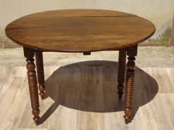 New Pamono Table with Flaps and Walnut Top