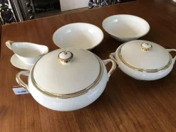 Pamono Tableware in Porcelain from Schumann Bavaria, 1940s, Set of 7> Serving Dishes