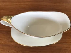 Pamono Tableware in Porcelain from Schumann Bavaria, 1940s, Set of 7><noscript><img width=