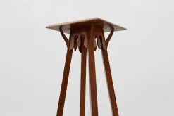 Pamono Tall Art Deco French Oak Console Table, 1920s><noscript><img width=