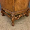 Pamono Tall Burr Walnut Pedestals, 1910, Set of 2> Pedestals And Columns