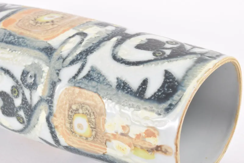 Pamono Tall Danish Modern Ceramic Baca Vase by Johanne Gerber for Royal Copenhagen, 1970s> Vases