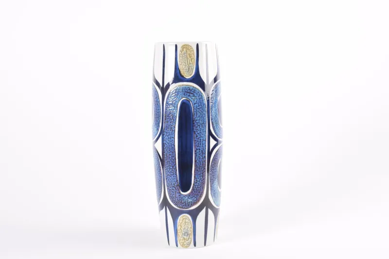 Best Pamono Tall Danish Modern Tenera Vase by Inge-Lise Koefoed for Royal Copenhagen, 1960s