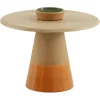Pamono Tall Sablier Oak and Clay Coffee Table by Morica Design> Tables