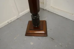 Pamono Tall 19th Century Carved Mahogany Pedestal, 1880s><noscript><img width=