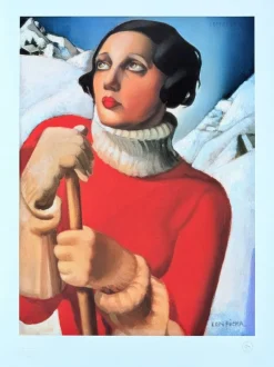 Pamono Tamara de Lempicka, St Moritz, 1929 / 2023, Giclée Print><noscript><img width=