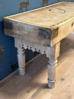 Pamono Tan Beech Butcher Table><noscript><img width=