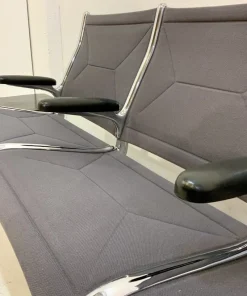 New Pamono Tandem Sling Airport Seat Bench with Table by Charles & Ray Eames for Herman Miller, 1960s, USA