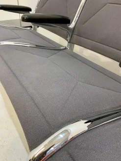 New Pamono Tandem Sling Airport Seat Bench with Table by Charles & Ray Eames for Herman Miller, 1960s, USA