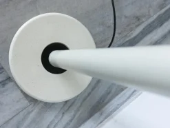 Pamono Targetti Cream Floor Lamp, 1980><noscript><img width=