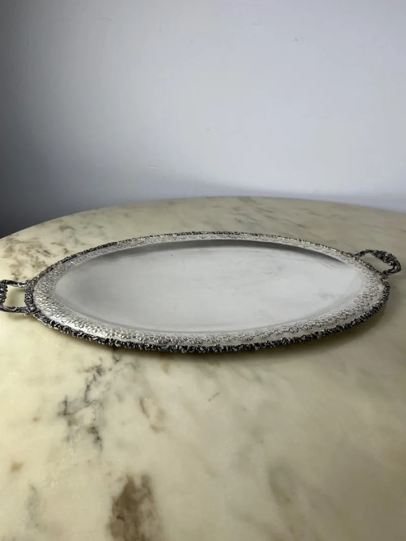 Online Pamono Tea and Coffee Service & Tray in 800 Silver, Italy, 1980s, Set of 5