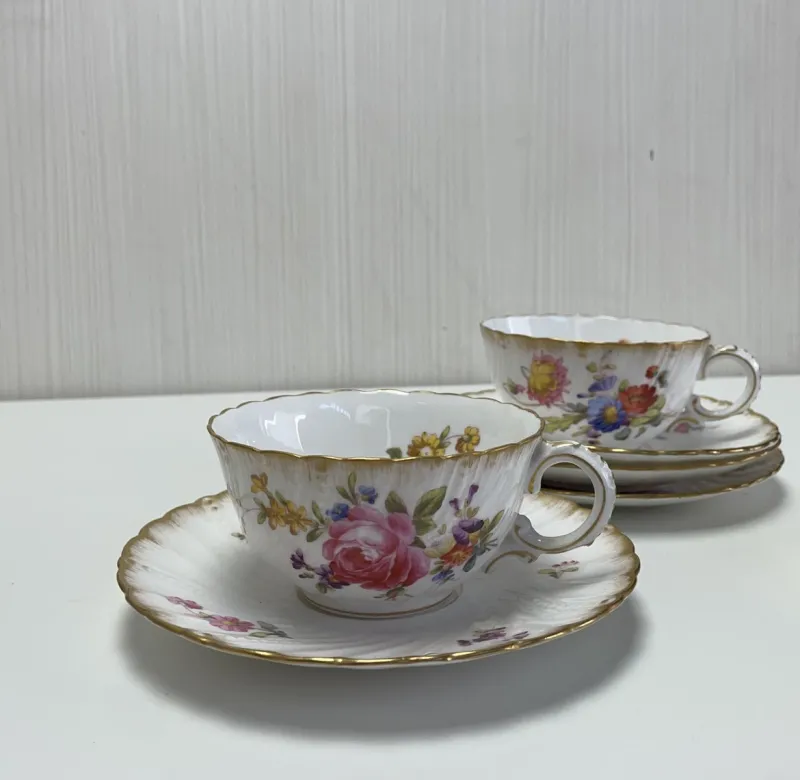 Discount Pamono Tea Cups in French Porcelain, Set of 6