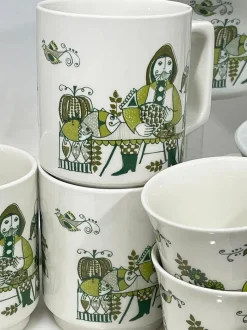 Discount Pamono Tea Service attributed to Turi Design for Figgjo Flint, Norway, 1980s, Set of 55