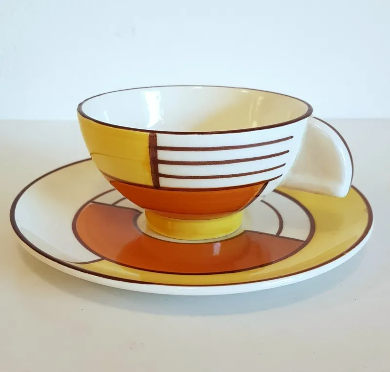New Pamono Tea Service by Eva Stricker-Zeisel for Schramberg, 1920s, Set of 9