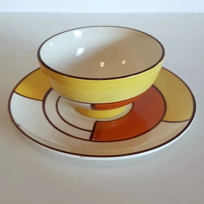 New Pamono Tea Service by Eva Stricker-Zeisel for Schramberg, 1920s, Set of 9