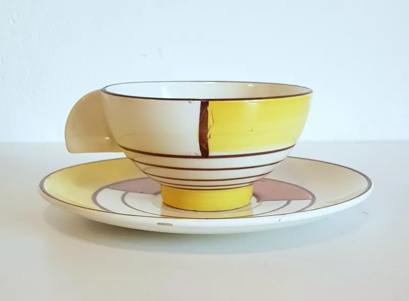 New Pamono Tea Service by Eva Stricker-Zeisel for Schramberg, 1920s, Set of 9
