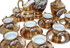 Pamono Tea Service in Porcelain, 1949, Set of 15><noscript><img width=