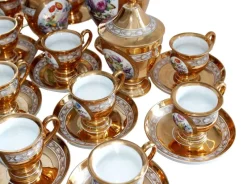 Pamono Tea Service in Porcelain, 1949, Set of 15><noscript><img width=