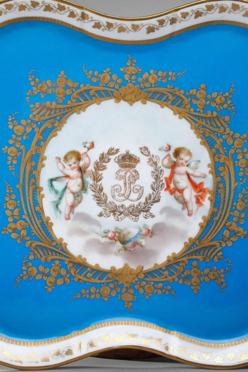 Discount Pamono Tea Service Set from Sevres and Château Des Tuileries, Set of 8