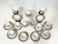 Pamono Tea Set in Scheherazade Pattern attributed to Noritake, Japan, 1960s, Set of 23><noscript><img width=