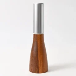 Best Pamono Teak and Aluminium Salt Mill by Georg Fontana for Bodum, 2000s