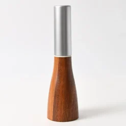 Best Pamono Teak and Aluminium Salt Mill by Georg Fontana for Bodum, 2000s