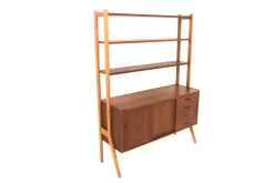 Pamono Teak and Beech Secretary, Sweden, 1960s><noscript><img width=