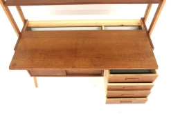 Pamono Teak and Beech Secretary, Sweden, 1960s><noscript><img width=