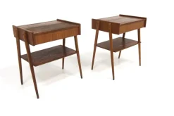 Sale Pamono Teak Bedside Tables from Carlström, Sweden, 1960s, Set of 2