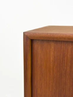 Pamono Teak Cabinet with Sliding Door from WK Möbel, 1960s><noscript><img width=