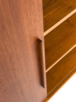 Pamono Teak Cabinet with Sliding Door from WK Möbel, 1960s><noscript><img width=