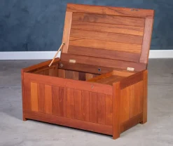 Pamono Teak Chest by O. Schjøll & B. K. for Randers Møbelfabrik, Denmark, 1960s><noscript><img width=