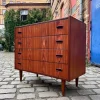 Outlet Pamono Teak Chest of Drawers, Denmark