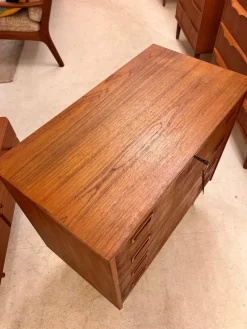 Discount Pamono Teak Chest of Drawers with Lock, Denmark
