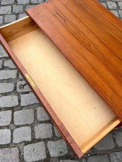 Discount Pamono Teak Chest of Drawers with Lock, Denmark