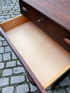 Discount Pamono Teak Chest of Drawers with Lock, Denmark