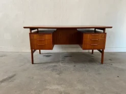 Pamono Teak Desk by Gunni Omann for Omann Jun, 1960s> Desks